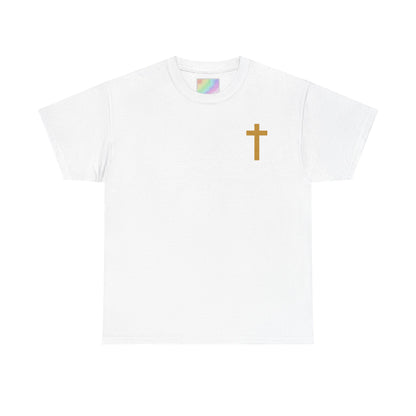 Serenity's Jesus Loves You Unisex T-Shirt w/ Daily Bible Verse QR Code 4 Easter & Gatherings or @ Home
