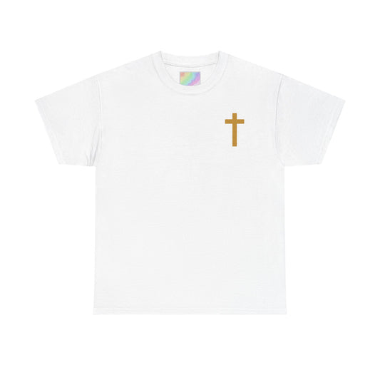 Serenity's Jesus Loves You Unisex T-Shirt w/ Daily Bible Verse QR Code 4 Easter & Gatherings or @ Home