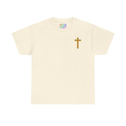 Serenity's Jesus Loves You Unisex T-Shirt w/ Daily Bible Verse QR Code 4 Easter & Gatherings or @ Home