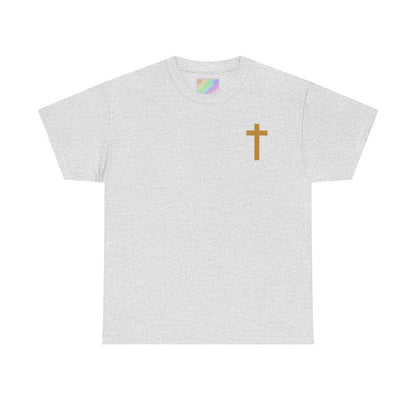 Serenity's Jesus Loves You Unisex T-Shirt w/ Daily Bible Verse QR Code 4 Easter & Gatherings or @ Home